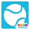 Picture of Tennis Ball - Vinyl Stencil - 352