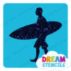 Picture of Surfer - 1 - Vinyl Stencil - 354