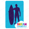 Picture of Surfer -2 - Vinyl Stencil - 355