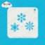 Picture of Snowflake Trio - Mylar Stencil - 61